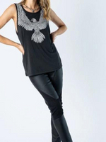 BLACK EAGLE WINGS TANK WITH STUDS