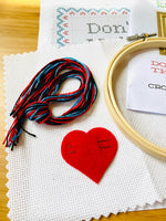 HAPPY F HOLIDAYS CROSS STITCH