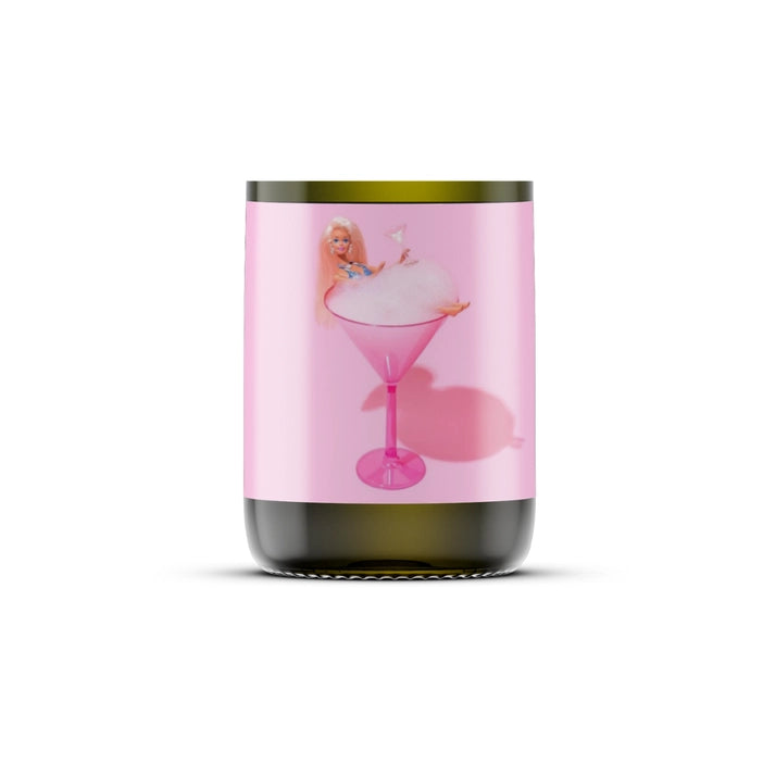 PINK BUBBLE MARTINI CANDLE