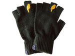 FINGERLESS GLOVES. OLIVE GREEN