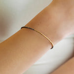 NORAH BEADED BRACELET GRAPHITE