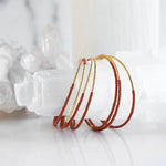 NORAH BEADED TERRACOTTA BANGLE