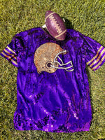 PURPLE PRIDE SEQUIN TUNIC