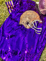 PURPLE PRIDE SEQUIN TUNIC