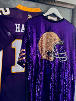 PURPLE PRIDE SEQUIN TUNIC