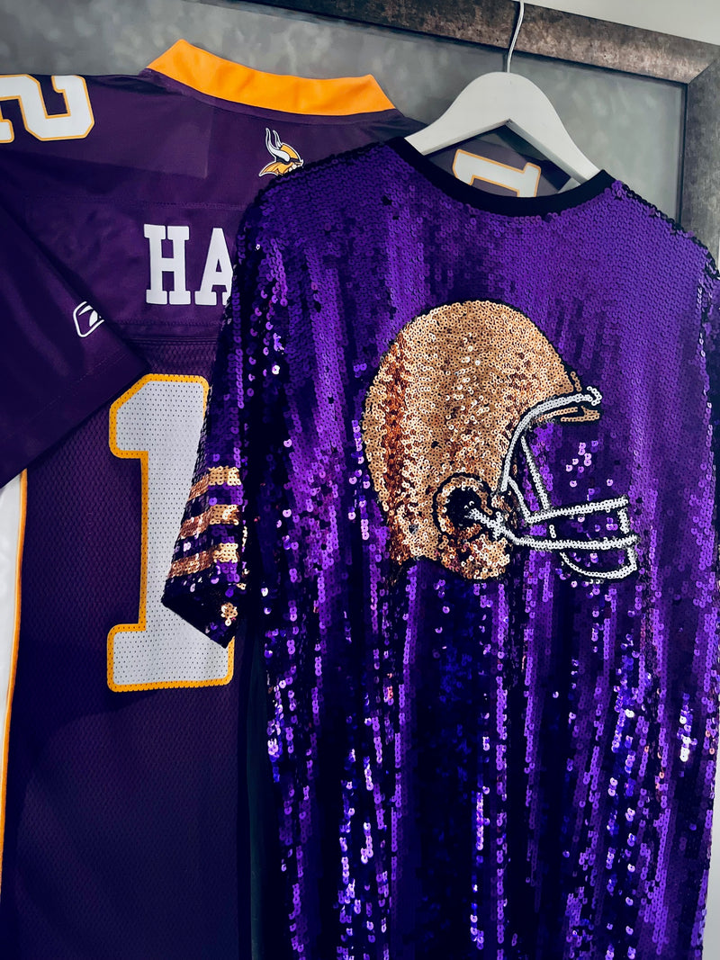 PURPLE PRIDE SEQUIN TUNIC