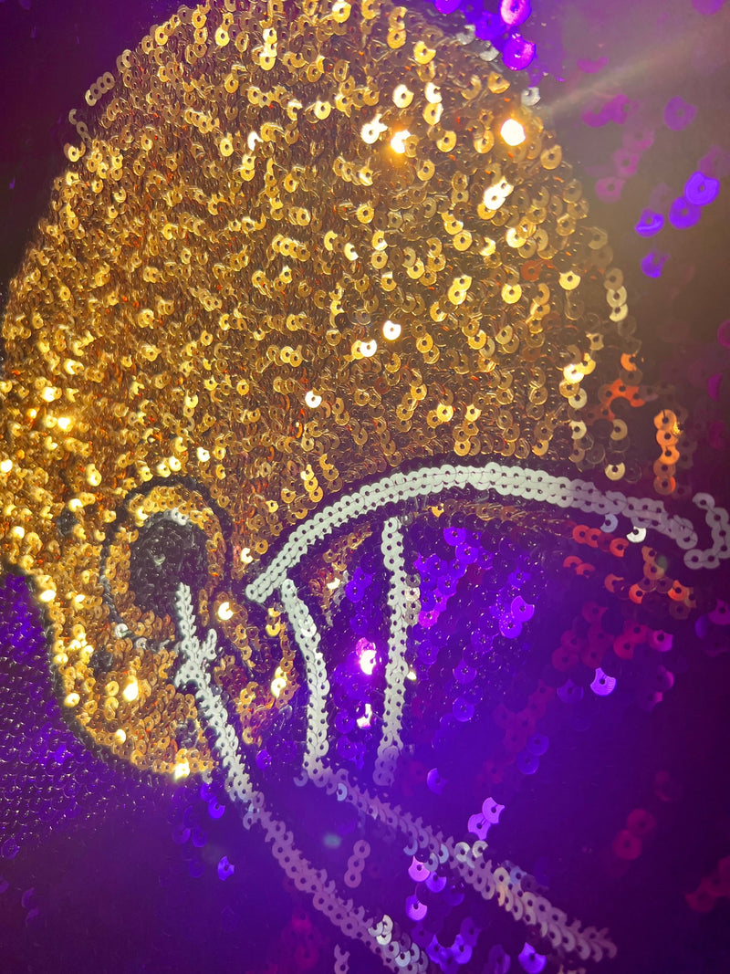 PURPLE PRIDE SEQUIN TUNIC