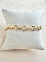 GOLD CHAIN LINK BRACELET