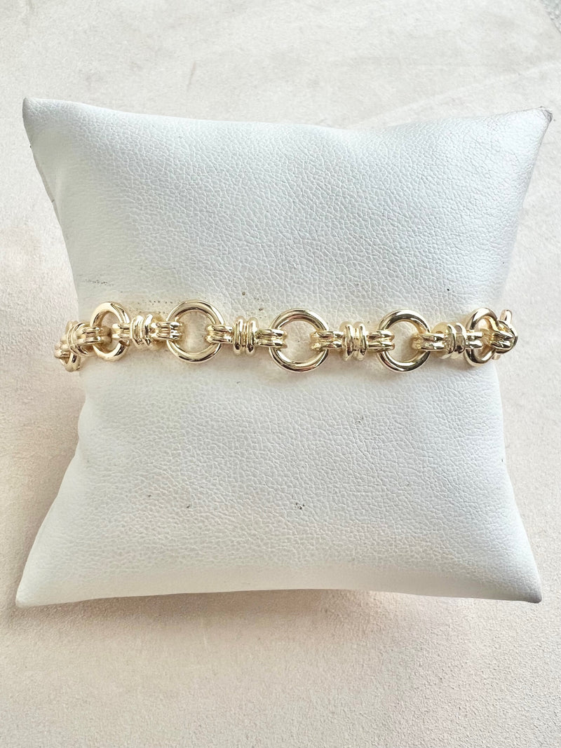 GOLD CHAIN LINK BRACELET