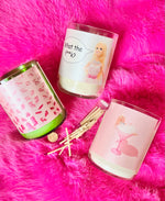 PINK BUBBLE MARTINI CANDLE