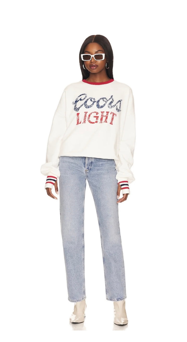 COORS LIGHT JUMPER WHITE/RED/BLUE
