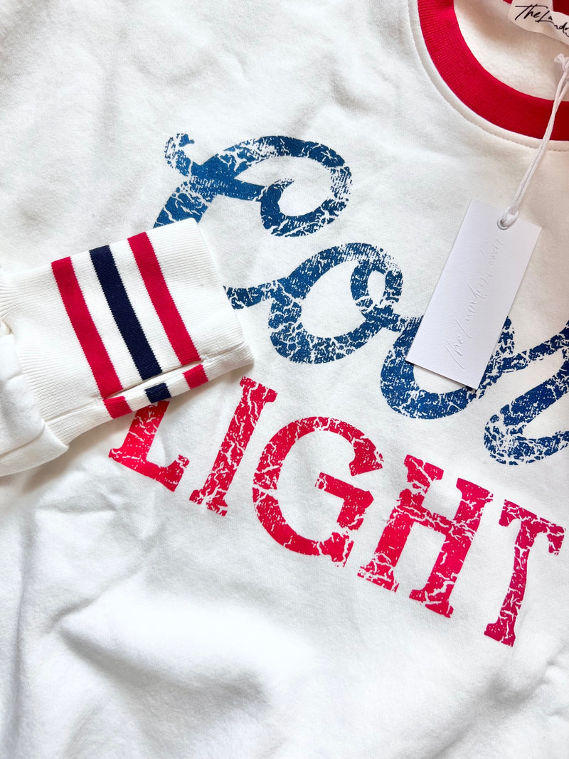 COORS LIGHT JUMPER WHITE/RED/BLUE