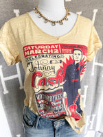 VINTAGE DESTROYED JOHNNY CASH T