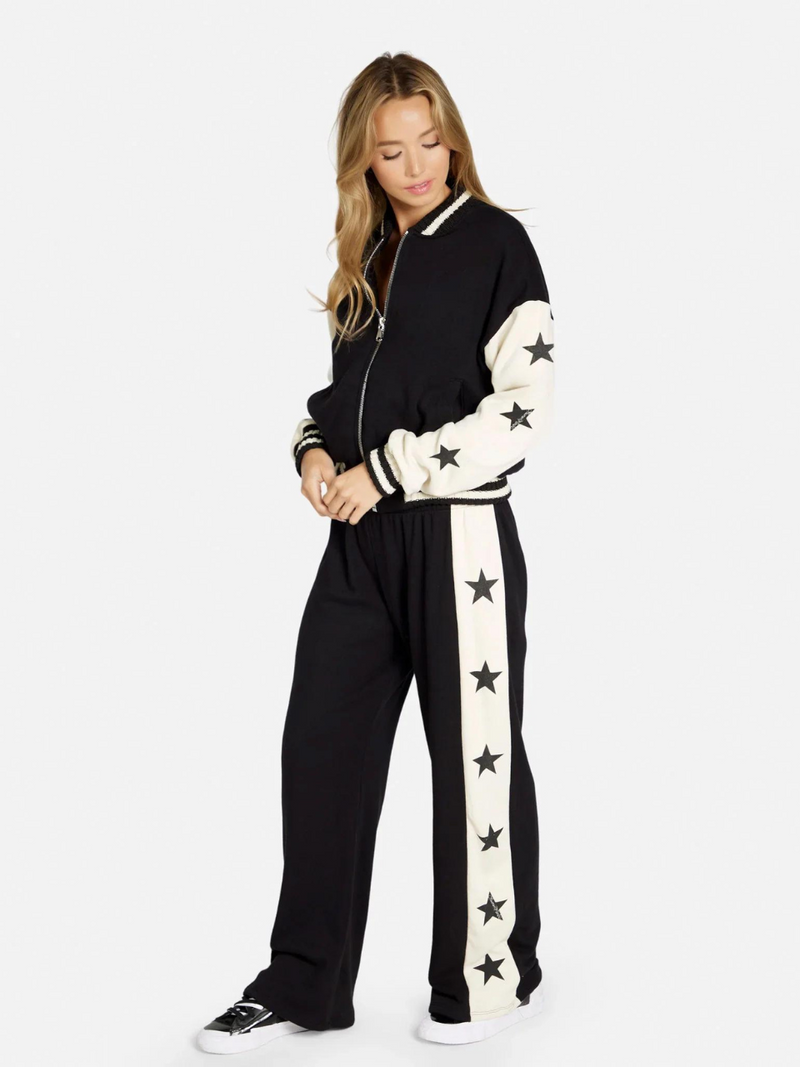 TAWNY TRACK PANT WITH STARS