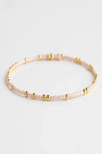 CONFETTI BEADED BANGLE CHAMPAGNE