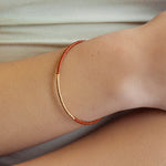 NORAH BEADED TERRACOTTA BANGLE