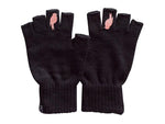 FLIP EM THE BIRD FINGERLESS GLOVES BLACK