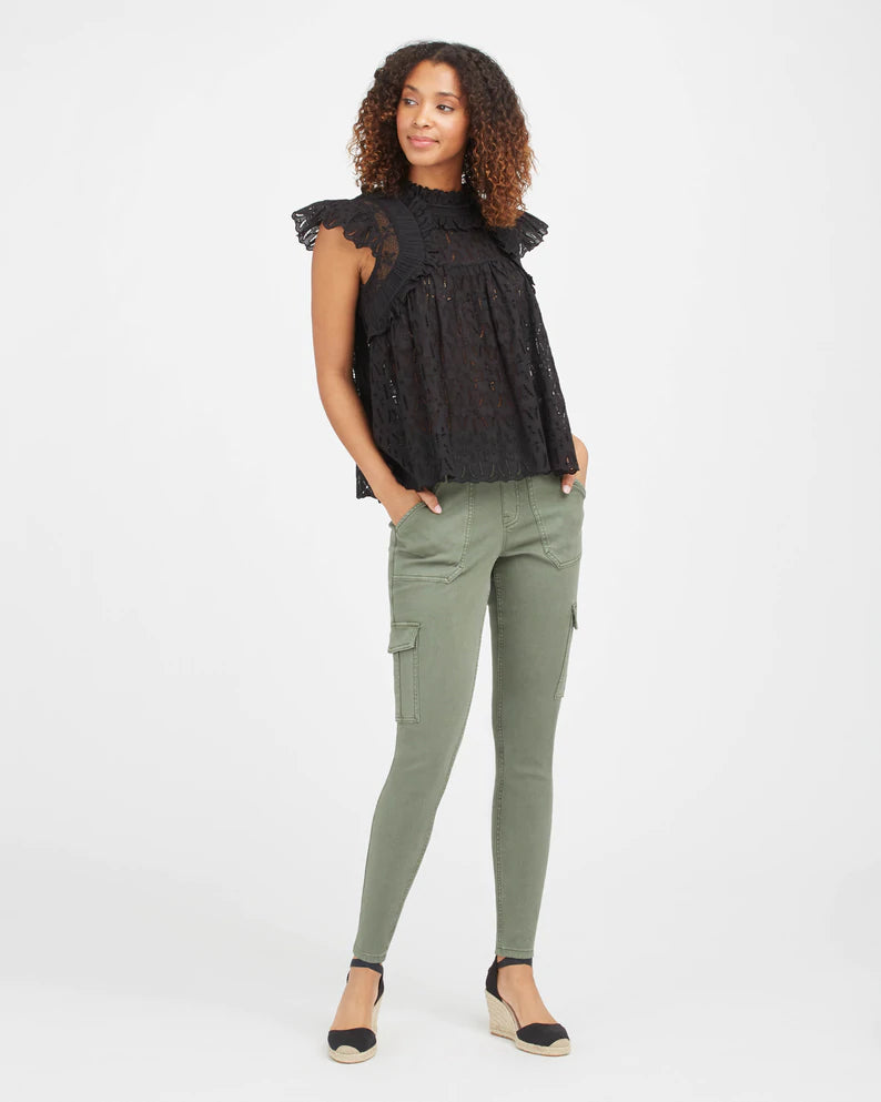 TWILL ANKLE CARGO PANT
