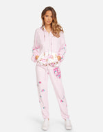 ROMA PINK SKULL HOODIE PRETTY IN PINK