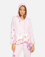 ROMA PINK SKULL HOODIE PRETTY IN PINK
