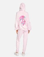 ROMA PINK SKULL HOODIE PRETTY IN PINK