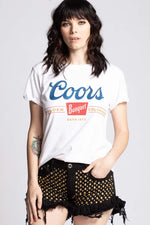 COORS BANQUET TEE WHITE
