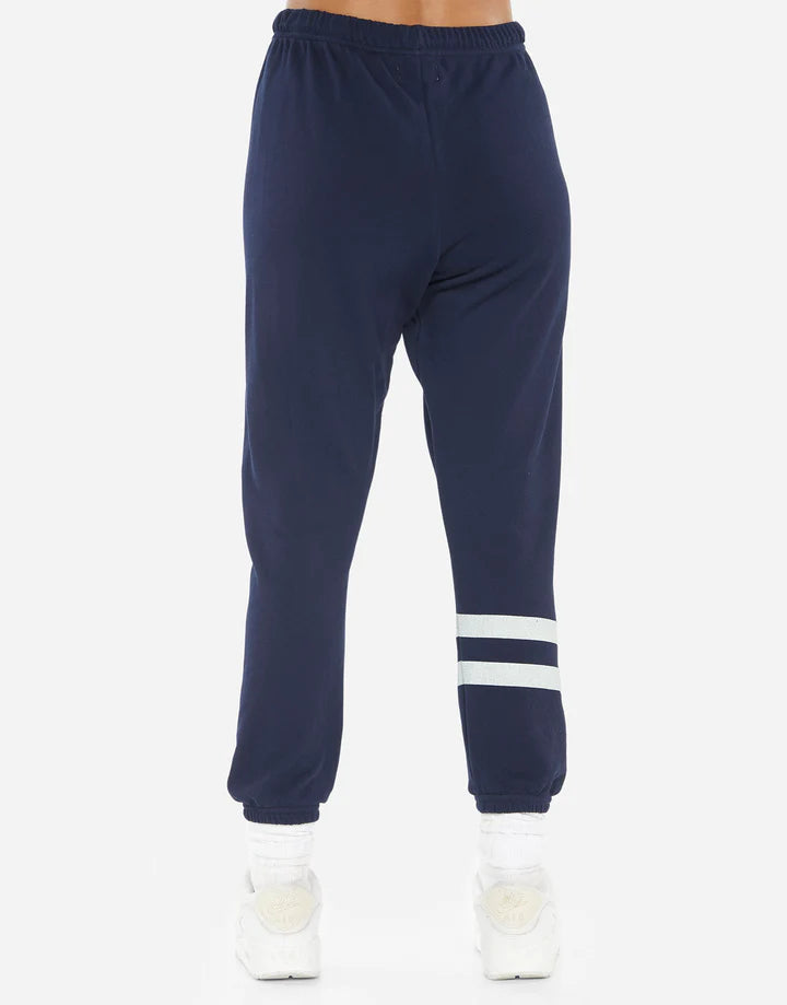 ALANA CRACKED LIGHTNING BOLT CROP PANT