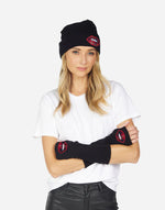 MEILANI PLAID LIP ARM WARMERS