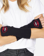 MEILANI PLAID LIP ARM WARMERS