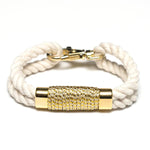 TREMONT IVORY METALLIC GOLD BRACELET