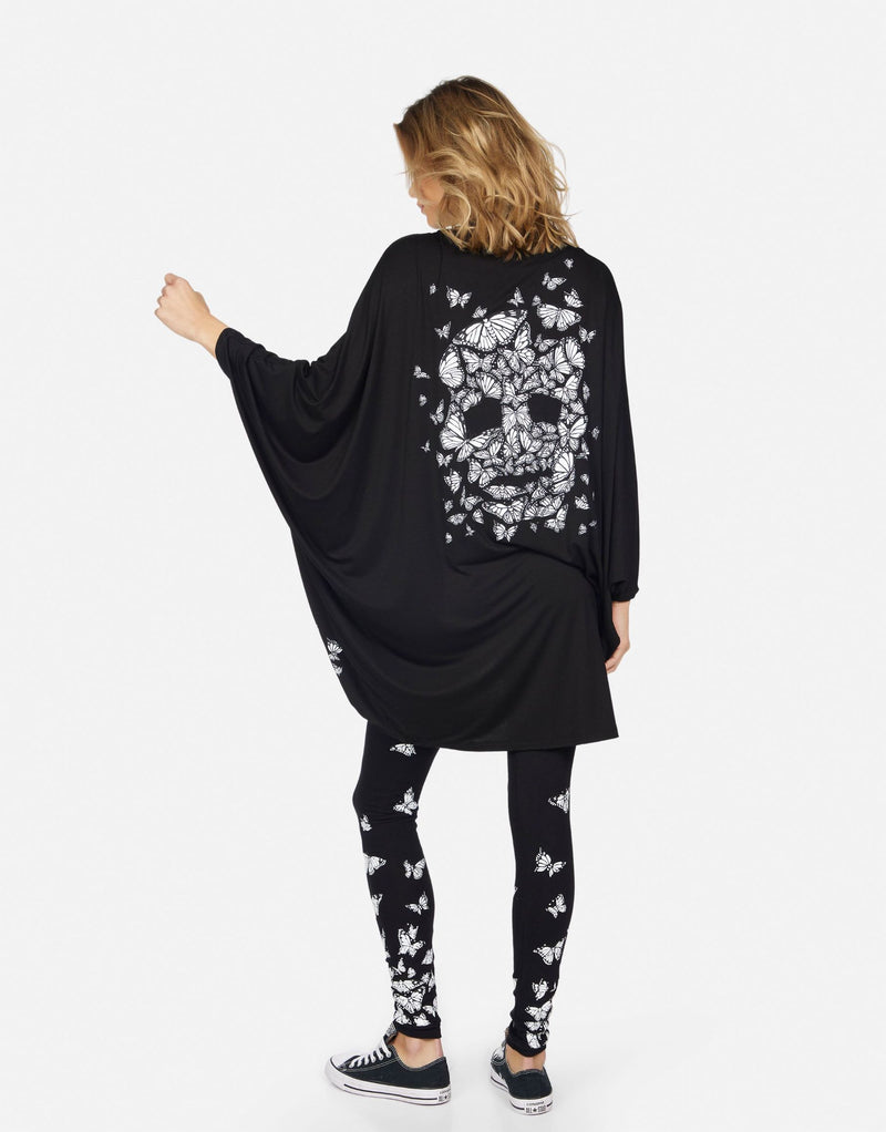 ISLA BUTTERFLY SKULL BURST CARDIGAN