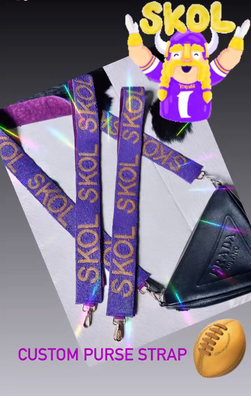 SKOL CUSTOM PURSE STRAP
