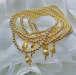 MIDDLE FINGER GOLD PLATED BRACELET
