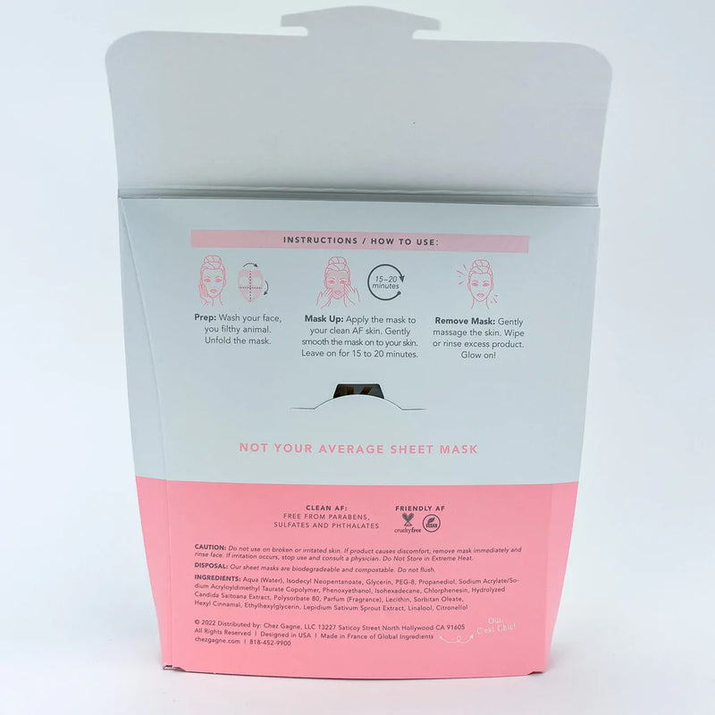 GLOW THE F*CK UP FACIAL SHEET MASKS