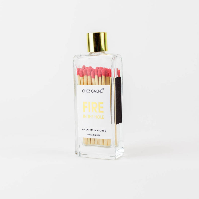FIRE IN THE HOLE - GLASS BOTTLE MATCHES