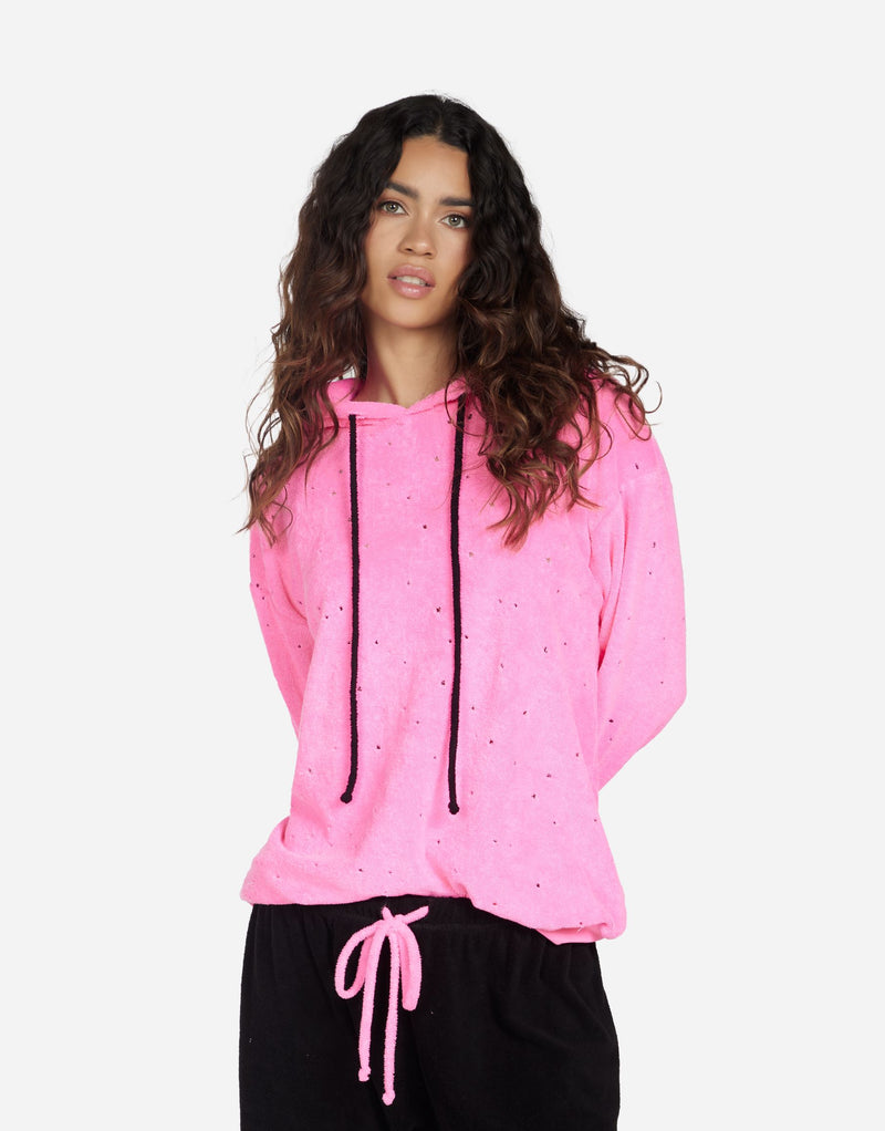 ALASTOR HOODIE NEON PINK