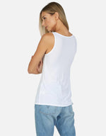 MASON CORE RIB TANK WHITE