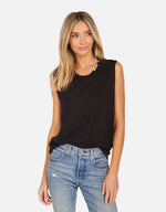 WARBY BEADED NECK TANK