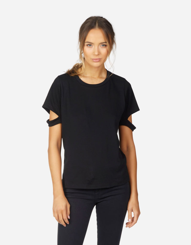 BADGLEY SS TEE W CUTOUTS