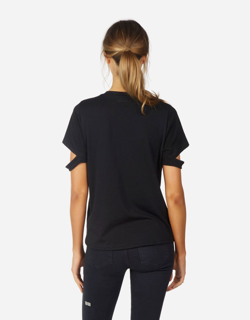 BADGLEY SS TEE W CUTOUTS