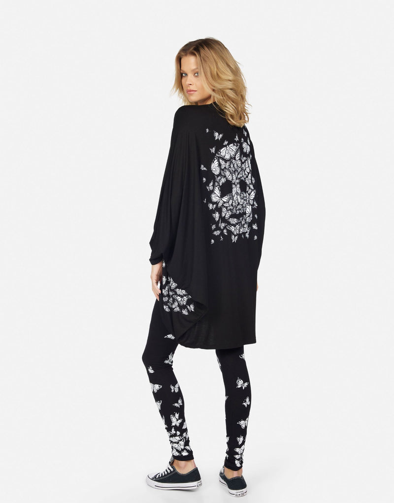 ISLA BUTTERFLY SKULL BURST CARDIGAN