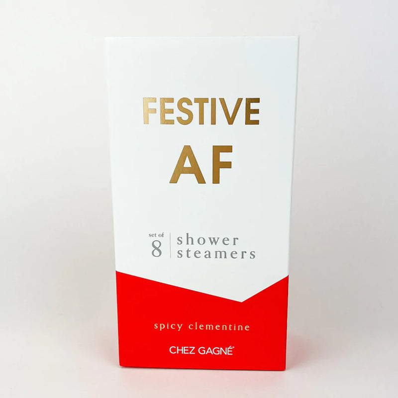 FESTIVE AF SHOWER STEAMERS