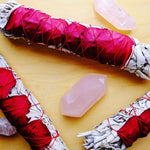 WHITE SAGE & ROSE SMUDGE