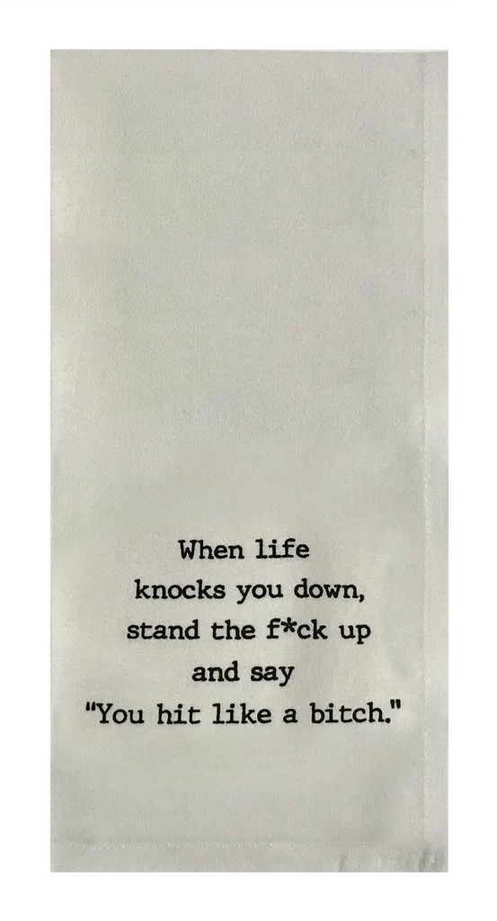 WHEN LIFE KNOCKS YOU DOWN