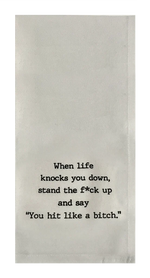 WHEN LIFE KNOCKS YOU DOWN