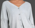 DUSTIN CROP CARDI H GREY