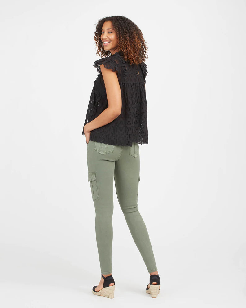 SPANX TWILL ANKLE CARGO PANT